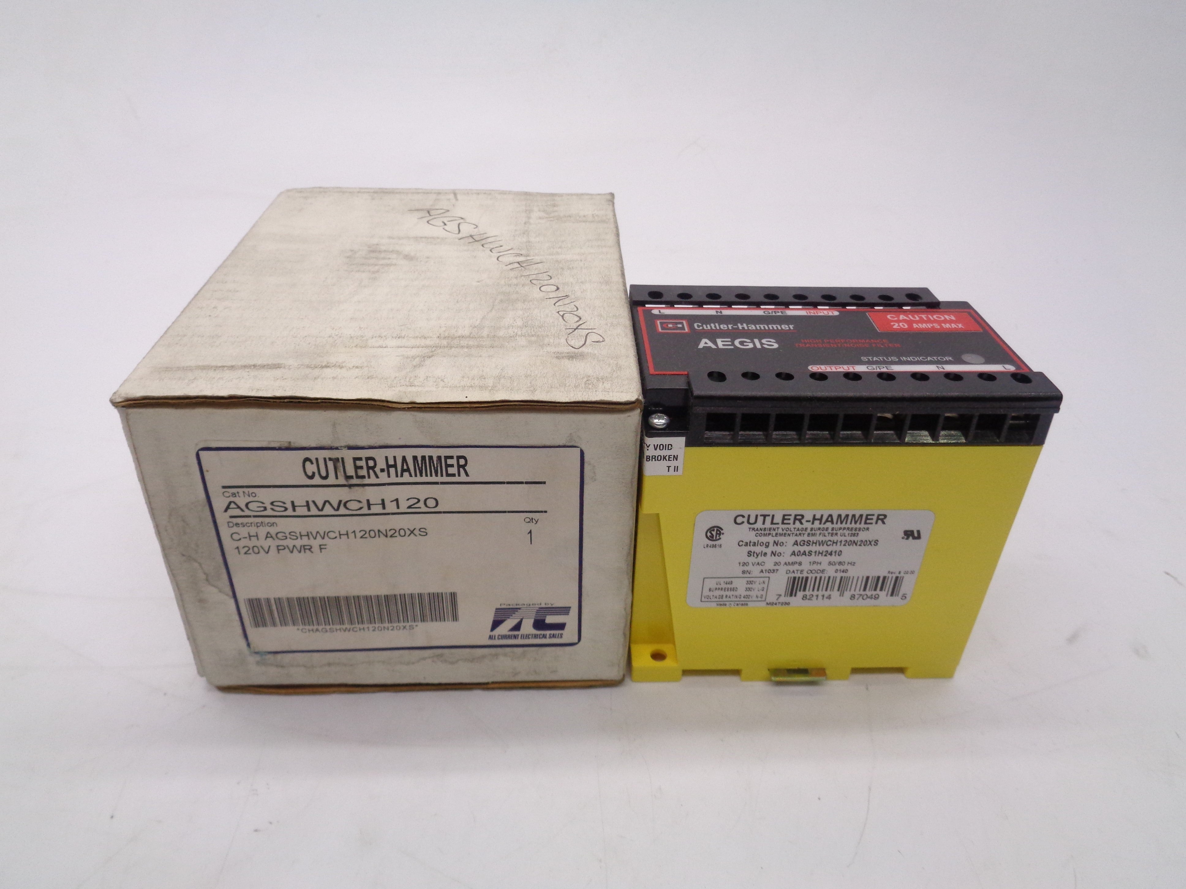 CUTLER HAMMER AGSHWCH120N20XS NSMP