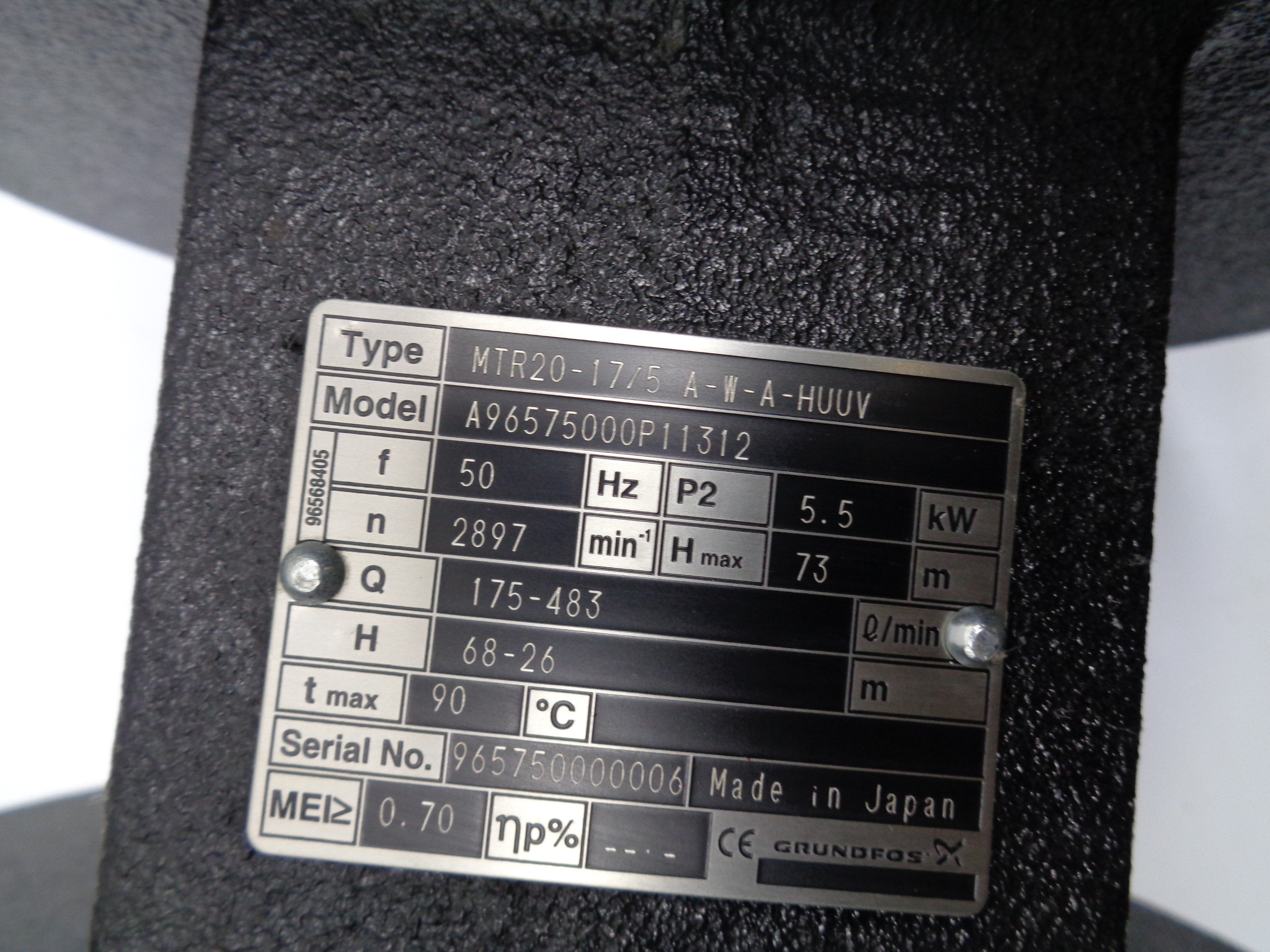 GRUNDFOS MTR20-17/5-A-W-A-HUUV NSNP