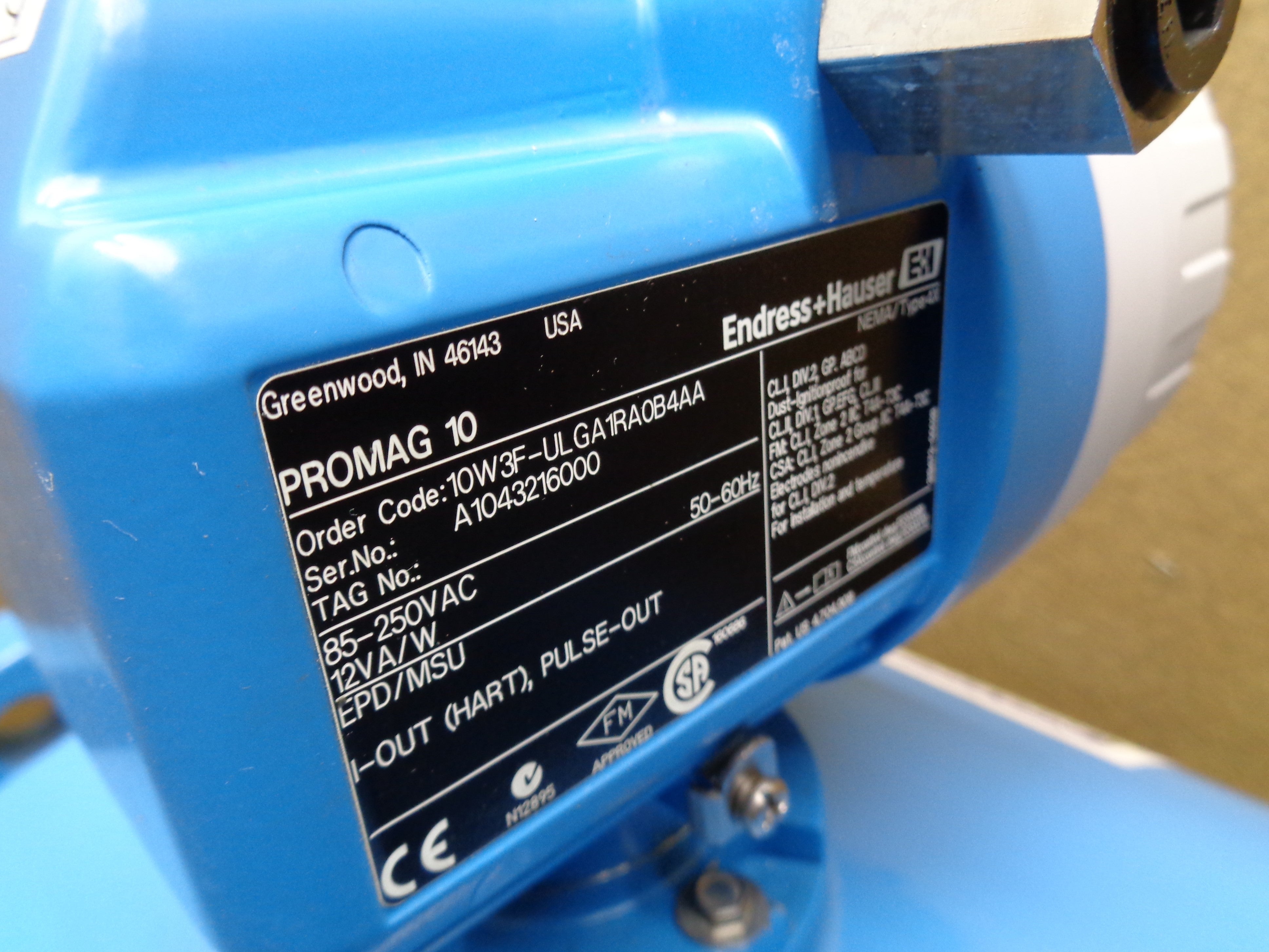 ENDRESS+HAUSER 10W3F-ULGA1RA0B4AA NSNP