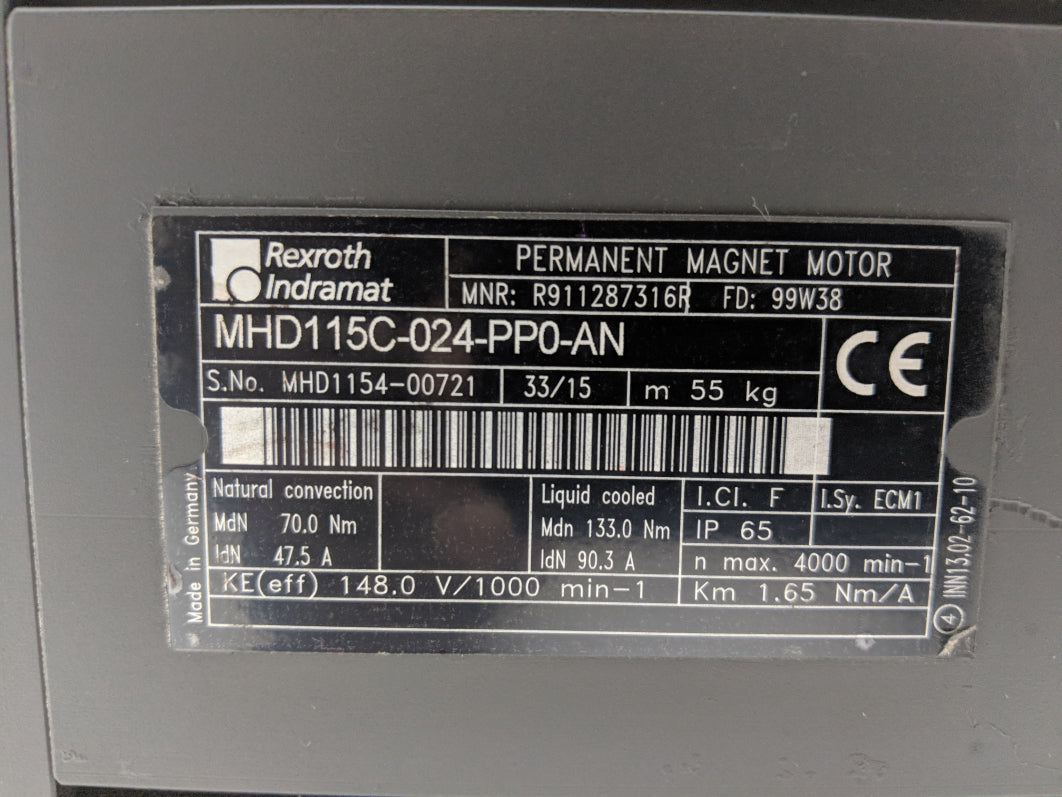 REXROTH MHD115C-024-PP0-AN NSNP