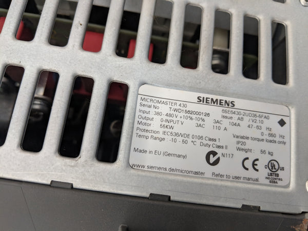 SIEMENS 6SE6430-2UD35-5FA0 NSNP