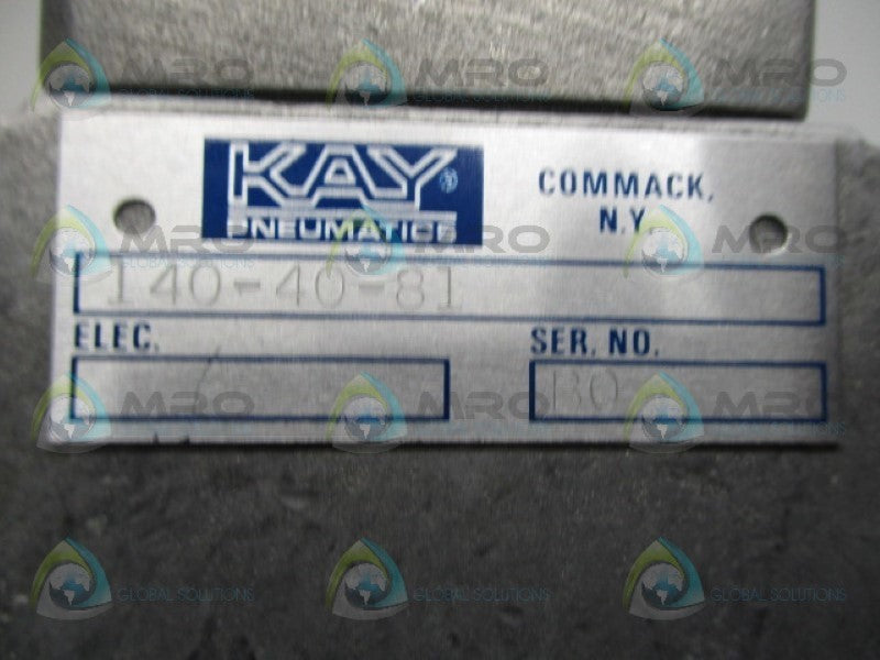 KAY 140-40-81 PNEUMATIC ACTUATOR  NSNP