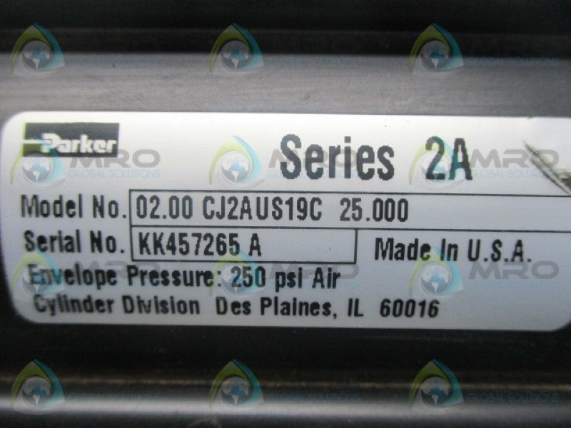 PARKER 02.00CJ2AUS19C25.000 CYLINDER  UNMP