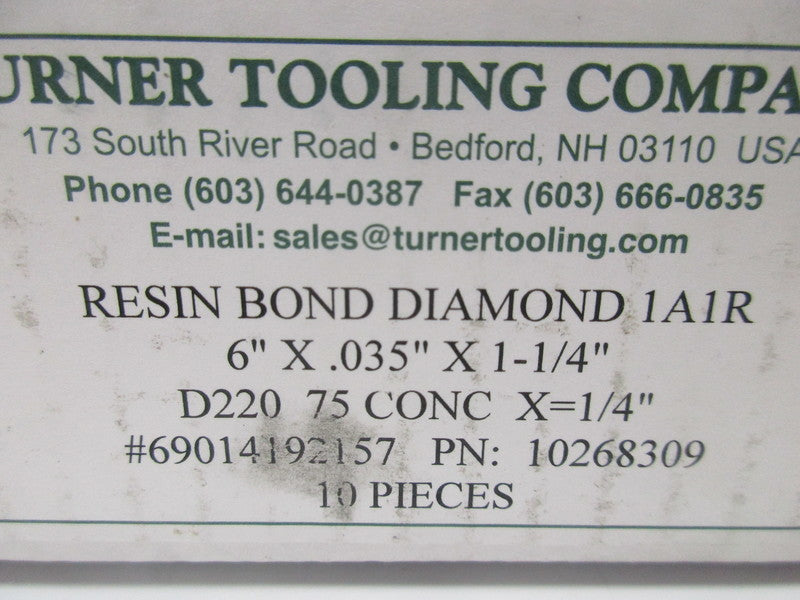 TURNER TOOLING COMPANY 10268309 NSMP