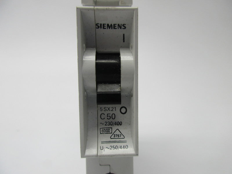 SIEMENS 5SX21C50 50A 230/400V NSNP