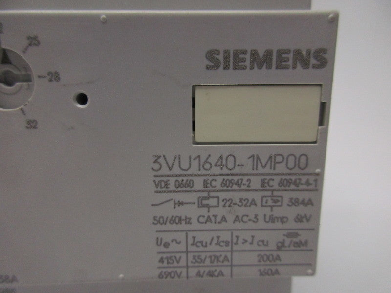 SIEMENS 3VU1640-1MP00 UNMP