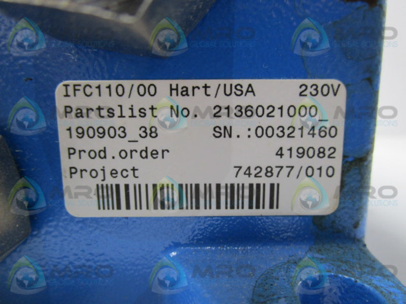 KROHNE IFC-110/D/HART/6  UNMP