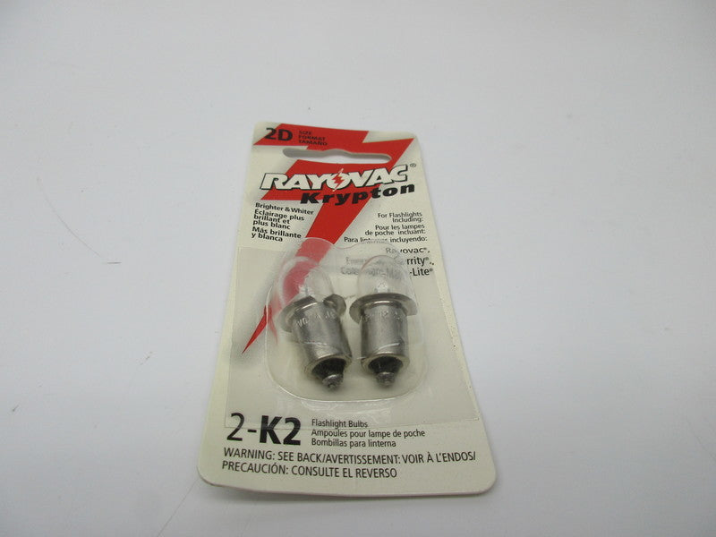 RAYOVAC KRYPTON 2-K2 (PKG OF 2) NSMP