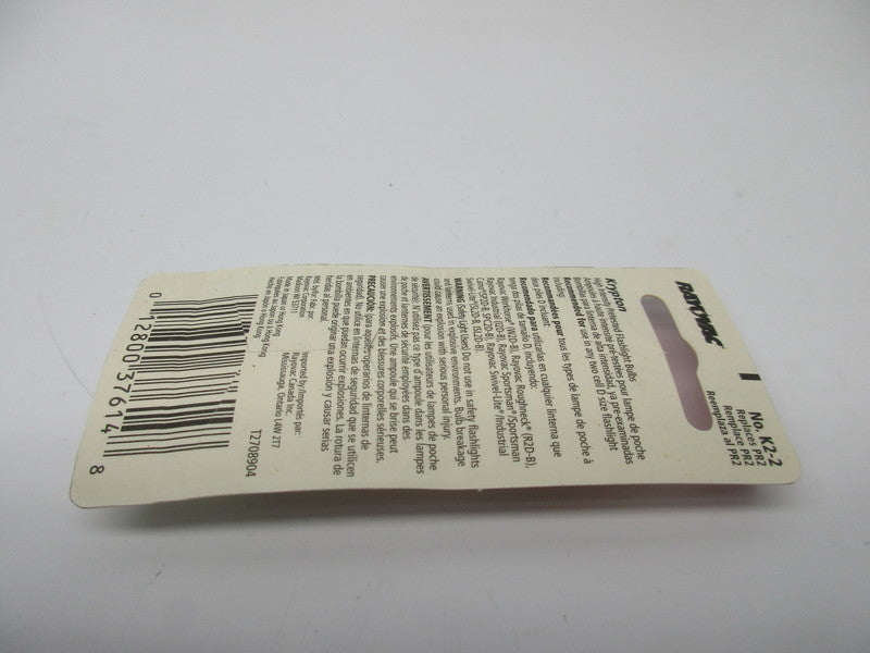 RAYOVAC KRYPTON 2-K2 (PKG OF 2) NSMP