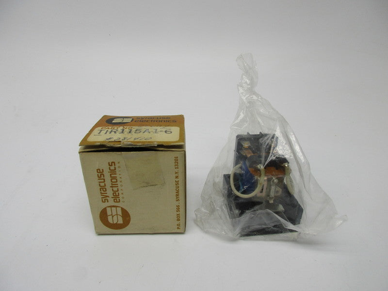 SYRACUSE ELECTRONICS TIR115A1-6 10A 120VAC NSMP