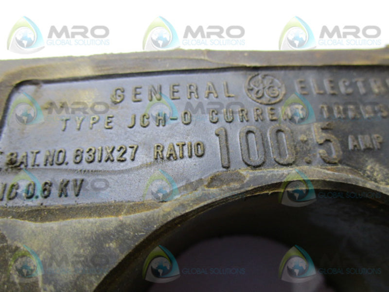 GENERAL ELECTRIC 631X27 TYPE JCH0  UNMP