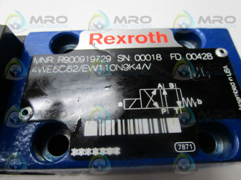 REXROTH 4WE6C62/EW110N9K4/V  NSNP