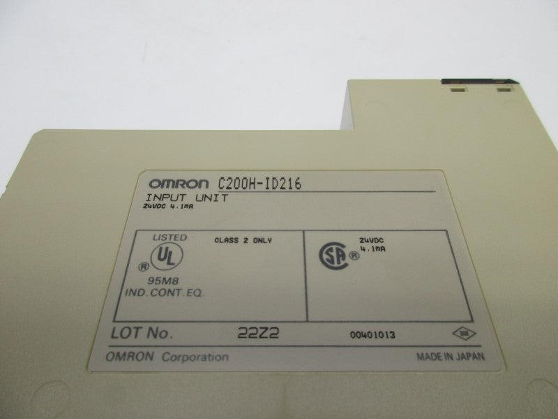 OMRON C200H-ID216 24VDC NSNP