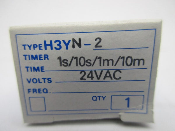 OMRON H3YN-2 24VAC 1-10S/1-10M NSMP