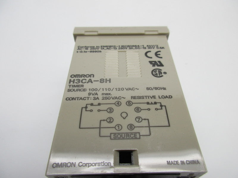 OMRON H3CA-8H 100/110/120VAC 99.9S-9990H NSNP