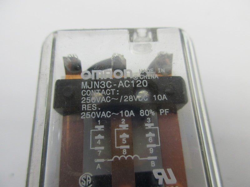 OMRON MJN3C-AC120 250VAC 10A NSNP