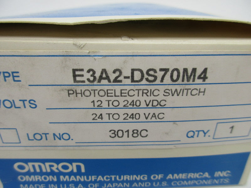OMRON E3A2-DS70M4 24-240VAC NSMP