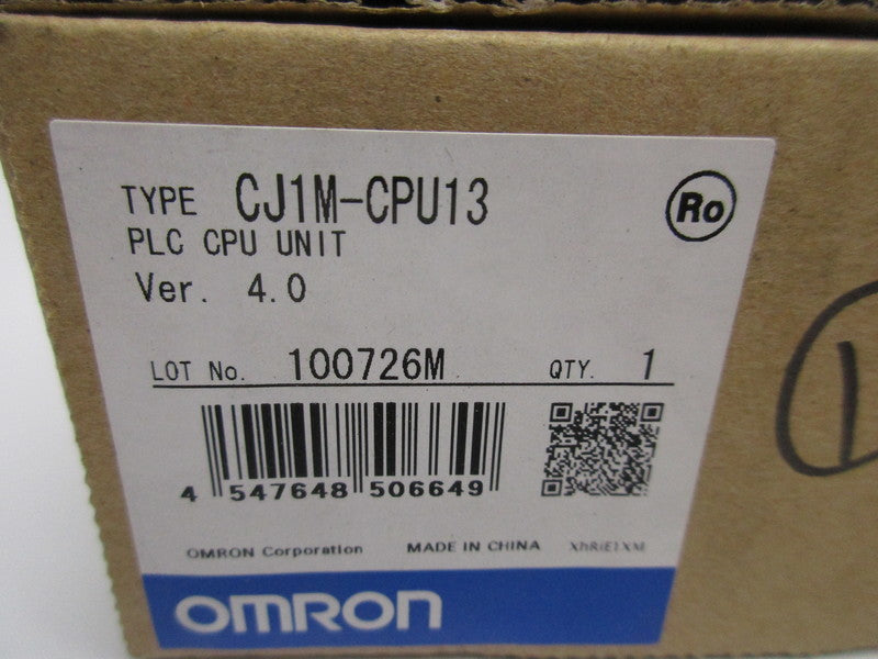 OMRON CJ1M-CPU13 VER. 4.0 NSMP