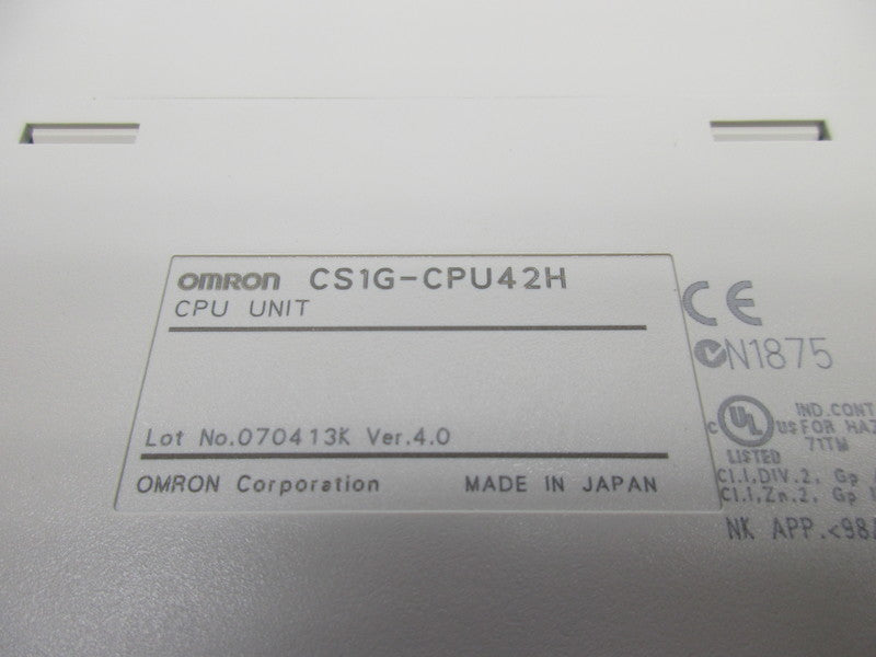 OMRON CS1G-CPU42H NSNP