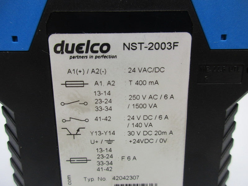 DUELCO NST-2003F 42042307 24VAC/DC NSNP