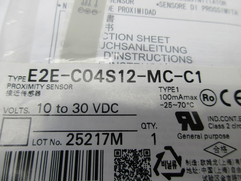 OMRON E2E-C04S12-MC-C1 NSMP