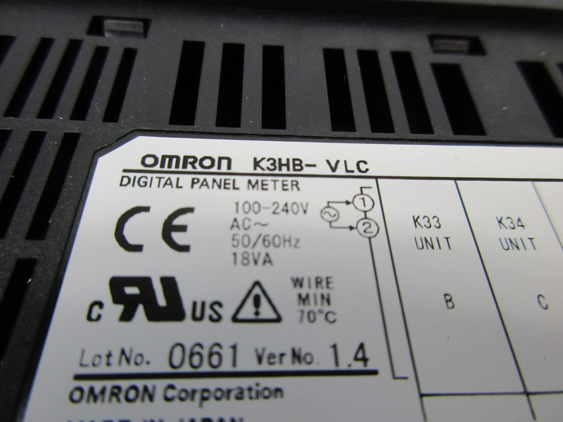 OMRON K3HB-VLC NSNP
