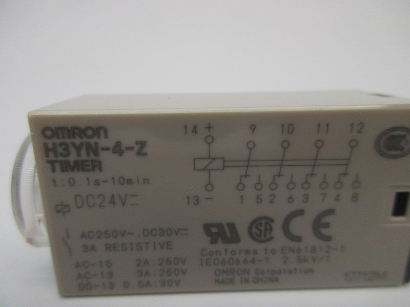 OMRON H3YN-4-Z 0.1S-10MIN 24VDC UNMP
