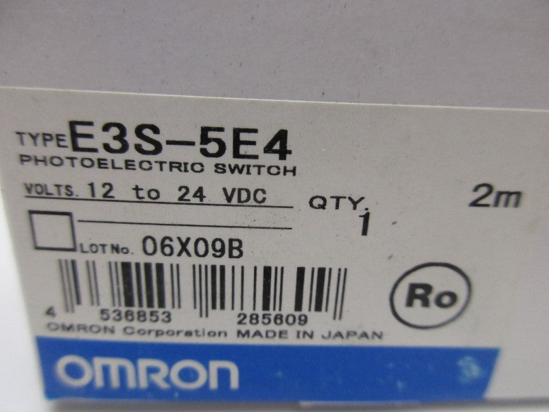 OMRON E3S-5E4 12-24VDC 2M NSMP