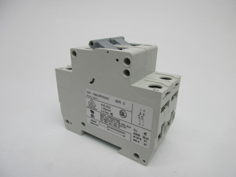 ALLEN BRADLEY 1492-SP2C040 SER. C 415VAC 4A  NSMP