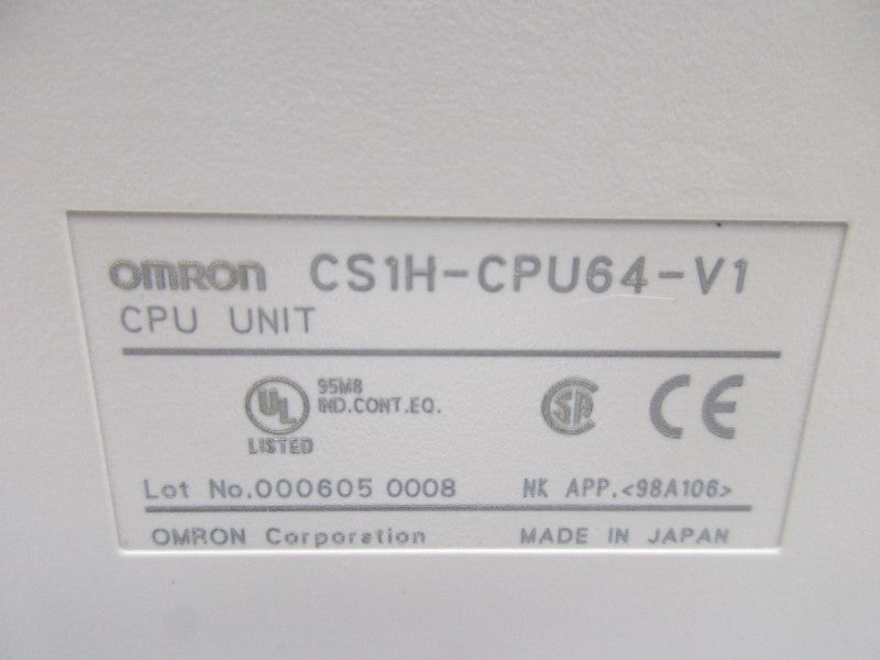 OMRON CS1H-CPU64-V1 UNMP