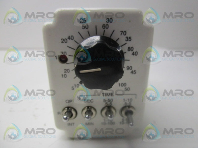POTTER & BRUMFIELD CWB-38-36000 0.5 SEC.-100 MIN TIME DELAY RELAY  UNMP