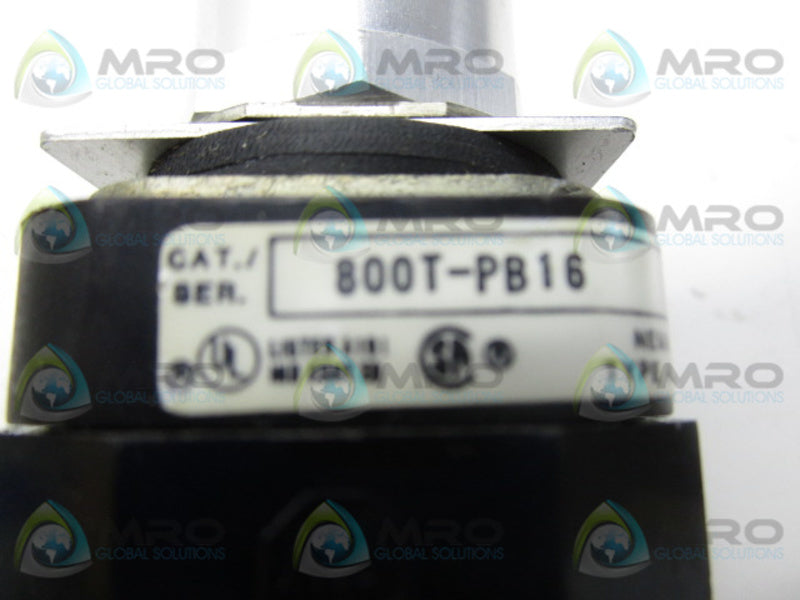 INDUSTRIAL SPARE PART 800-PB16 SER. T GREEN ILLUMINATED PUSHBUTTON  UNMP