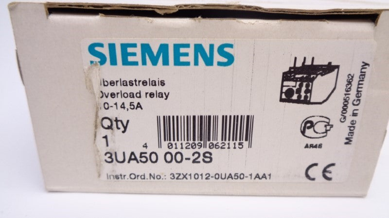 SIEMENS 3UA5000-2S 10-14.5A 600VAC NSMP