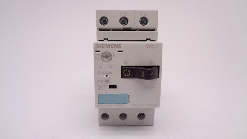 SIEMENS 3RV1011-0KA10 690V 0.9-1.25A NSMP