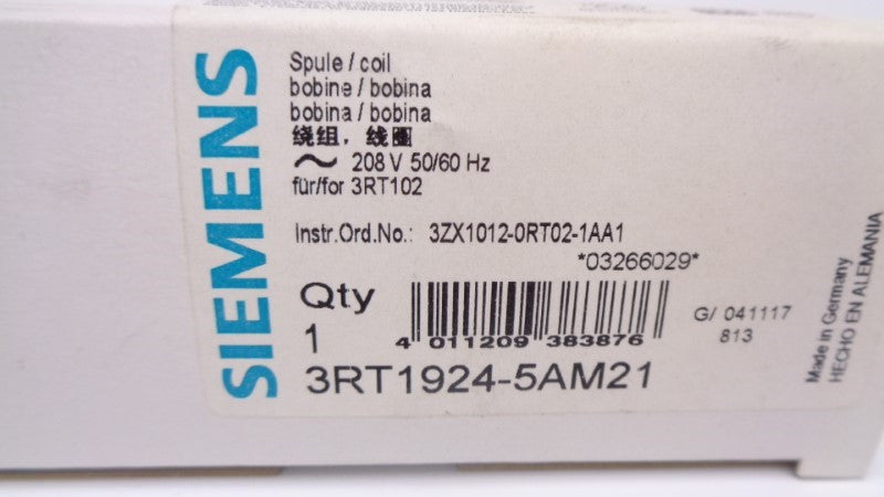 SIEMENS 3RT1924-5AM21 NSMP