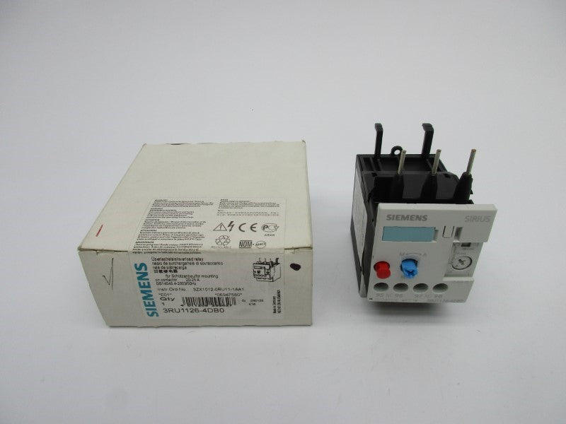 SIEMENS 3RU1126-4DB0 600VAC 20-25A NSMP