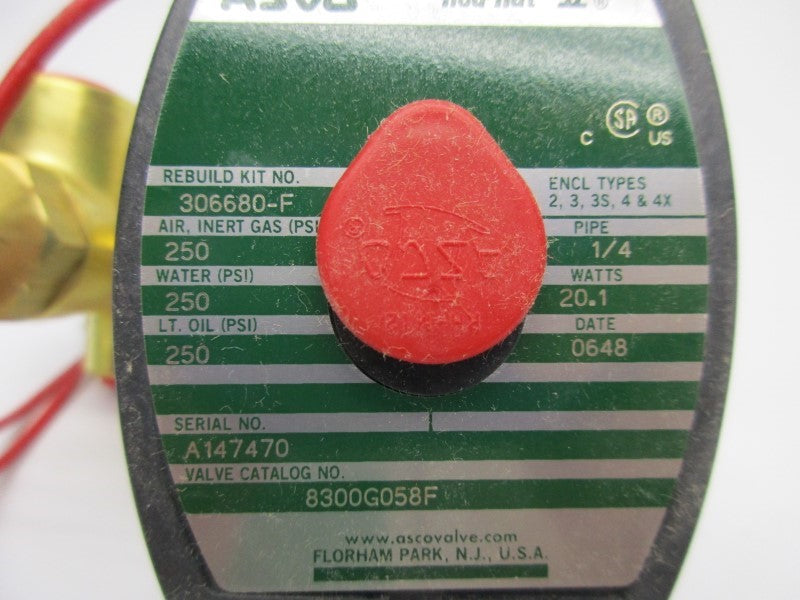 ASCO 8300G058F 120V NSMP
