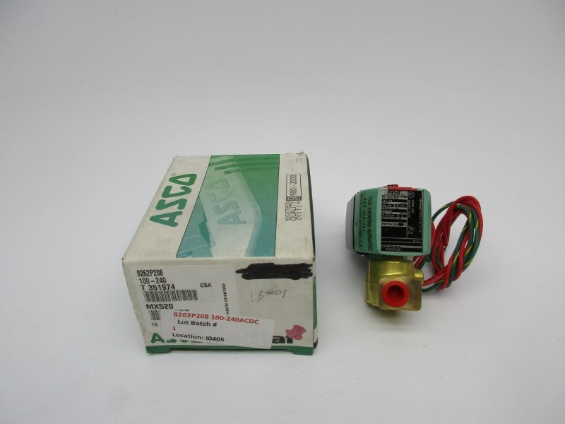 ASCO 8262P208 100-240V NSMP