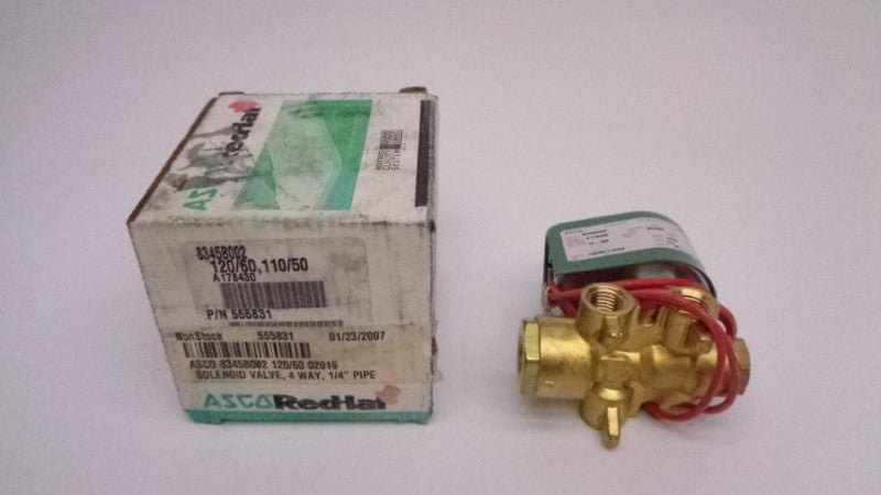 ASCO 8345B002 110/120V 10-150PSI 1/4" NSMP