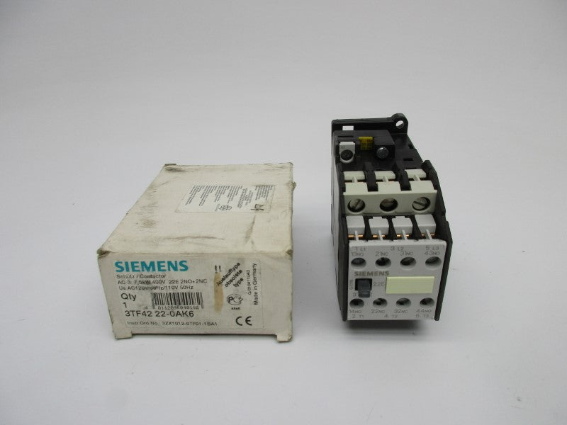 SIEMENS 3TF42 22-0AK6 110/120V NSMP