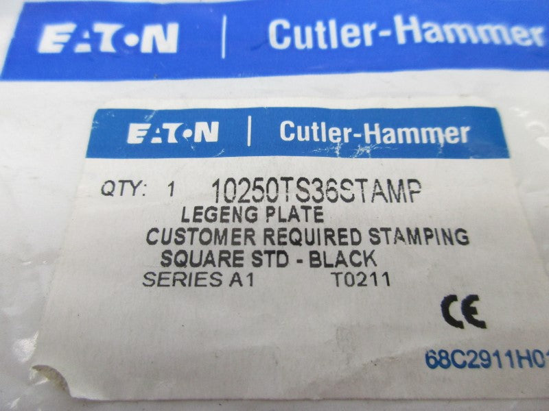 CUTLER HAMMER 10250TS36STAMP NSMP