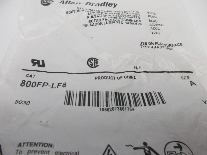 INDUSTRIAL SPARE PART 800FP-LF6 SER. A NSMP