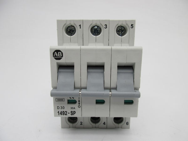 ALLEN BRADLEY 1492-SP3D300 SER. C 30A 480/277VAC NSMP