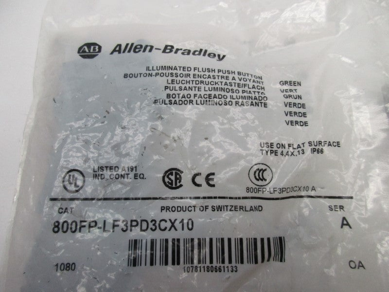 INDUSTRIAL SPARE PART 800FP-LF3PD3CX10 SER. A NSMP