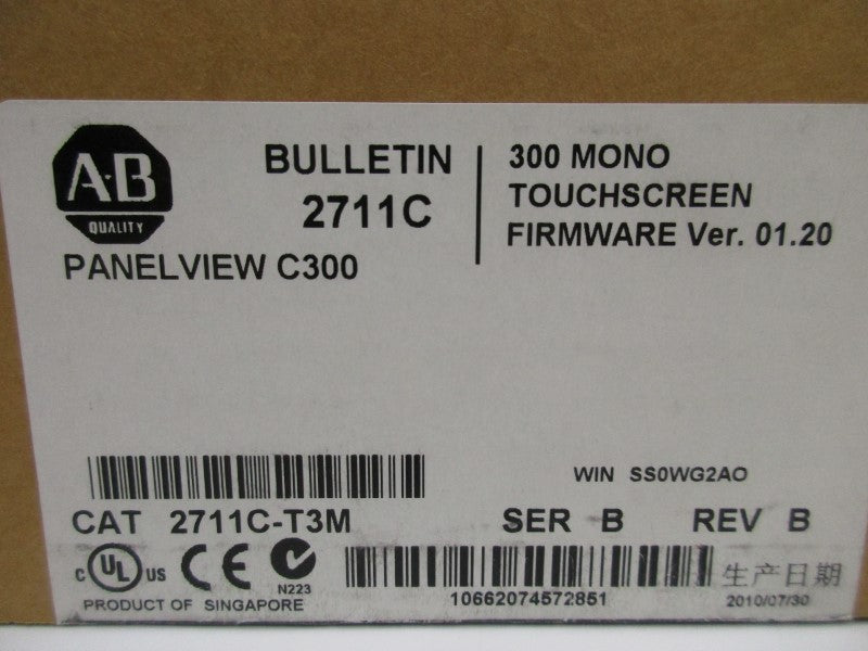 INDUSTRIAL SPARE PART 2711C-T3M SER.B F/W 01.20 NSMP