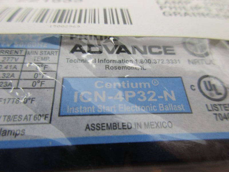 PHILIPS ADVANCE ICN-4P32-N 120-277V NSMP