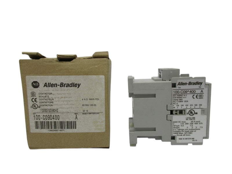 INDUSTRIAL SPARE PART 100-C09D400 SER. A 110/120V (BR/WH) NSMP
