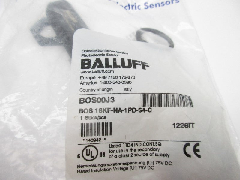 BALLUFF BOS00J3 BOS18KF-NA-1PD-S4-C NSMP