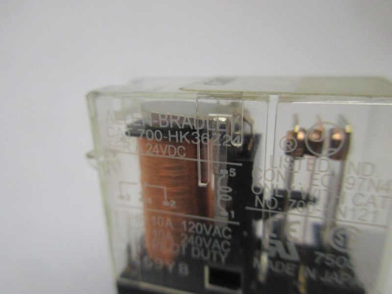 ALLEN BRADLEY 700-HK36Z24 SER. A 24VDC 10A UNMP