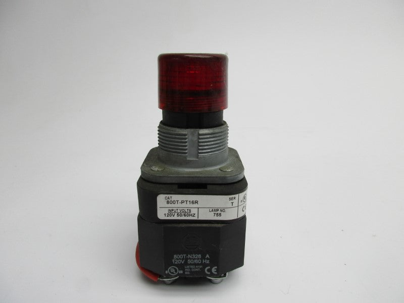 ALLEN BRADLEY 800T-PT16R SER. T 120V UNMP